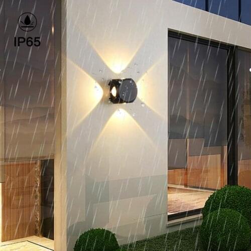 Up Down Light Outdoor Garden Wall Light LED IP65 Waterproof Modern Spotlights Outdoor Street Lamp For Porch Balcony Lighting