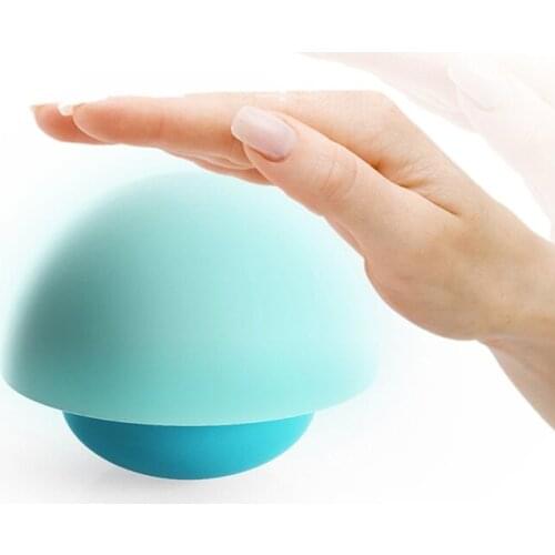 2017 New Tumbler Mushroom Silicone Nightlight USB Touch Sensor Color changeable Atmosphere Lamp Optional Power Supply Modes
