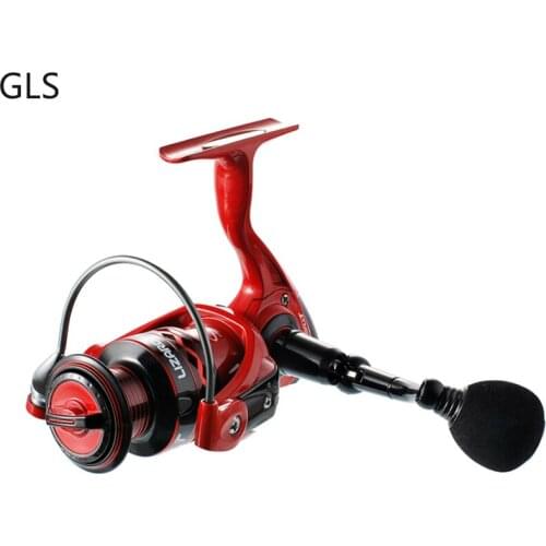 New High Quality 13+1Ball Bearings Red Plastic Steel Spinning Fishing Reel Carp Saltwater 5.2:1/5.1:1 Fishing Reel