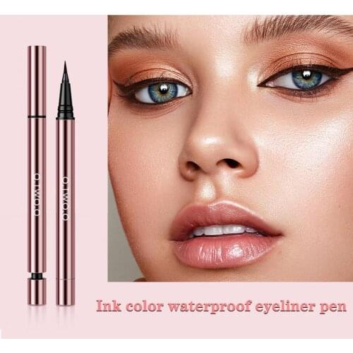 O.TWO.O Black Liquid Eyeliner Eye Make Up Super Waterproof Long Lasting Eye Liner Easy to Wear Eyes Makeup Cosmetics Tools