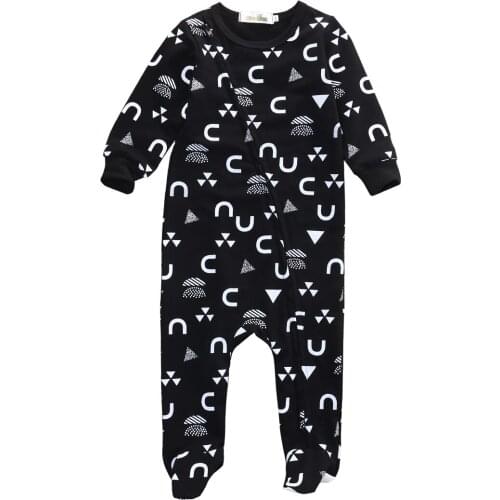 Toddler Infant Newborn Baby Boy Girl Unisex Warm Romper Jumpsuit Cotton Clothes Casual One Piece Outfit