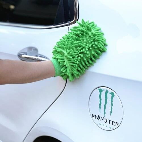 1pc Car Home Wash Gloves For FIAT 500 Tipo Punto Freemont Cross Coroma Panda Idea Palio Fastback Fullback Strada