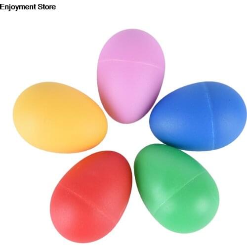 JULYHOT Plastic Percussion Maracas Shaker Musical Sound Egg Colorful Musical Instrument Baby Toddler Childre Toy