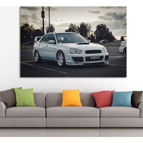 Subaru Impreza WRX JDM Japanese Cars Posters Canvas Printed Wall Art For Home Decor Living Room Decorations