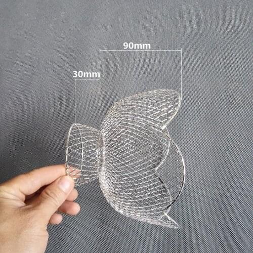 Modern Creative cap dia.150mmx120mmH metal wire net lampshade with 11mm central hole for table lamp/pendant lamp DIY