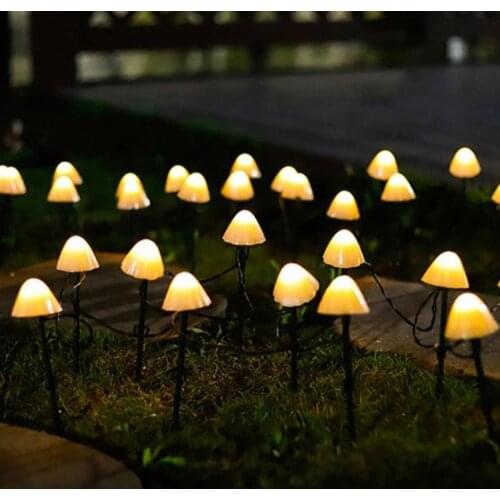 SUNPLS Solar Lights Stakes Outdoor Yard Lamp Cute Mushroom LED Lights Waterproof String Lights Garden Decoration, tuin decoratie