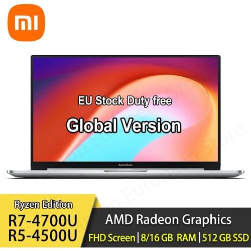 Xiaomi Redmibook 14 II Laptop AMD Ryzen 7 4700U 14 Inch 1080 FHD Screen Windows 10 8GB/16GB DDR4+512GB SSD Ultrathin Notebook