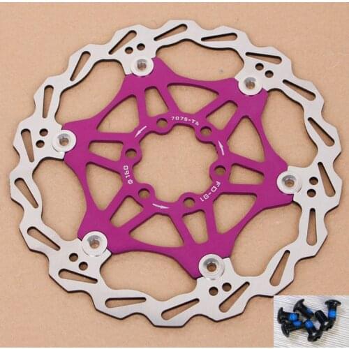 Bicycle Bike Mountain MTB Road Brake Float Floating Disc Rotors Plate 160mm New X3UA