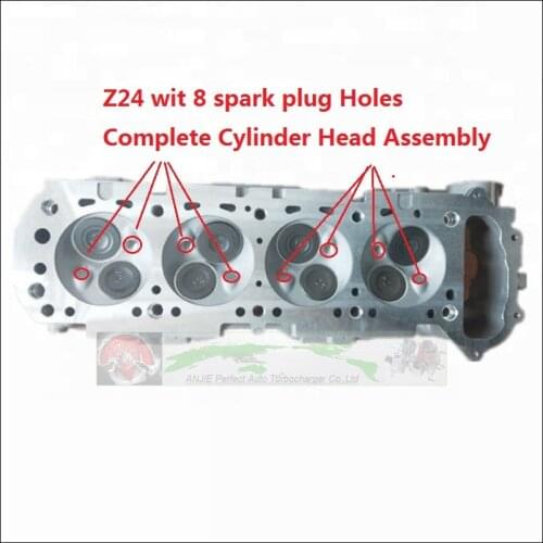 Z24 with 8 spark plug Hole Complete Cylinder Head Assembly 11041-20G18 For Nissan D21 Pathfinder Forklift Terran 2.4L 1104120G18