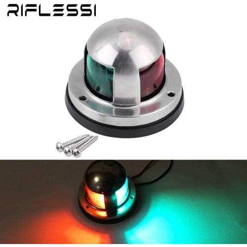 1 x Boat Light Red Green LED 12V Navigation Sailing Signal Lamp Running Lights For Boats Marine Yacht Accessories Waterproof