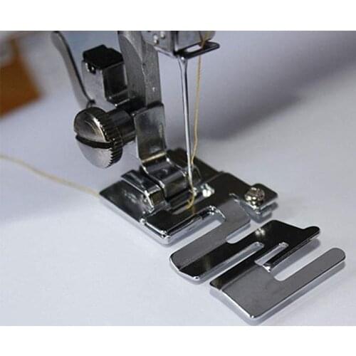 2Pc Domestic Sewing Machine Removable Foot Presser Overlock Foot Rolled Hem Feet For Brother Singer Sewing Accessories # 29306-2