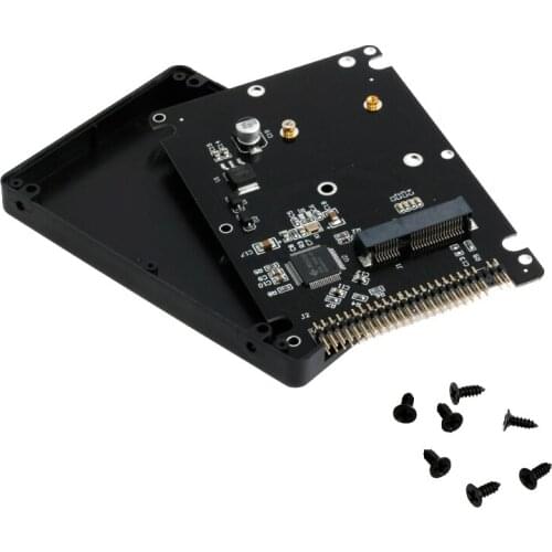 44PIN MSATA To 2.5 Inch IDE HDD SSD MSATA To PATA Adapter Converter Card with Case