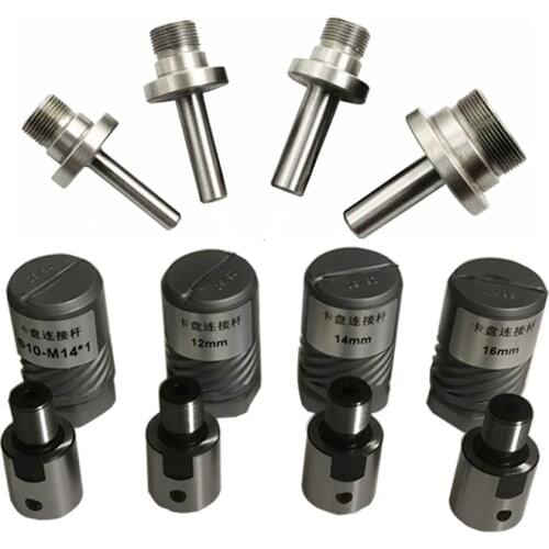 6/8/10/12/14/16mm Chuck Connecting Rod M14*1 Suitable K01-50/63 K02-50/63 Mini Lathe Chuck CNC Mini Lathe Chuck Bench Part