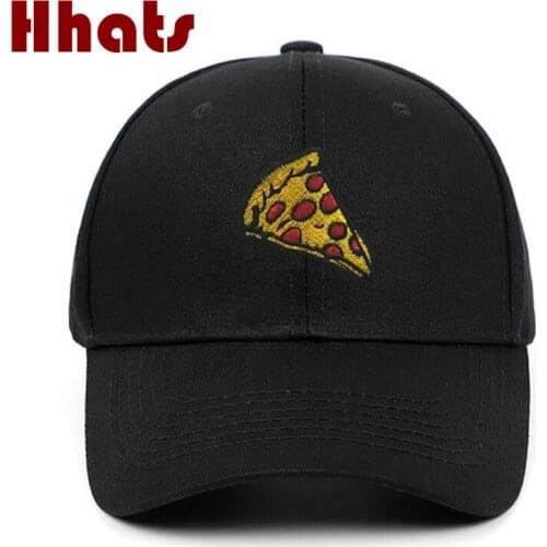 Pizza Baseball Cap Hip Hop Cotton Embroidery Food Snapback Hat Cap Streetwear Men Dad Hat Outdoor Sports Women Kpop Cap Bone