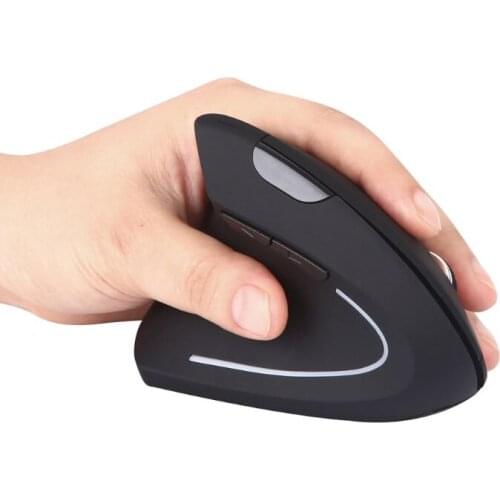 Ergonomic Vertical Mouse Wireless Left Hand Computer Gaming Mice 5D USB Optical Mouse Gamer Mause For Laptop PC Game