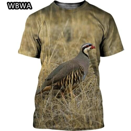 3D printed T-shirt mens womens Harajuku casual streetwear shipping pheasants life picture 2021 hot sale