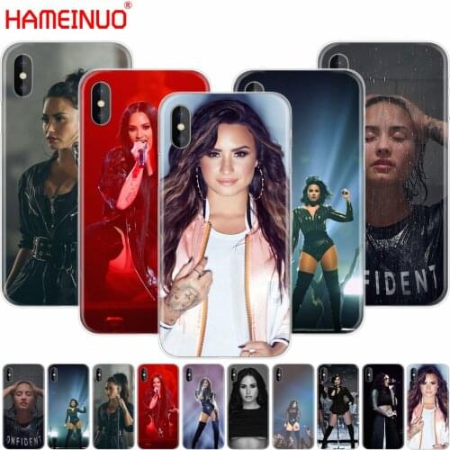 HAMEINUO Singer Demi Lovato cell phone Cover case for iphone X 8 7 6 4 4s 5 5s SE 5c 6s plus