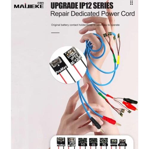 SS-908B Dedicated Power Cable for iPhone 6 7 8 plus X Xs max 11 pro max 12 pro 12 mini repair Power Cable Charging Wire