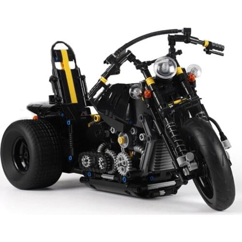 Xingbao Three-wheeled Motor Building Blocks 853pcs Heavy Motorcycle Sets Bricks Assembly Motorbike Model Kits Boys Toys Gifts