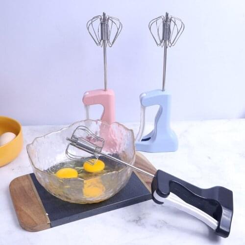 Kitchen Whisk Non-Slip Easy Manual Egg Beater Blender Milk Cream Butter Beater Save effort Baking Cooking Utensils Accessories