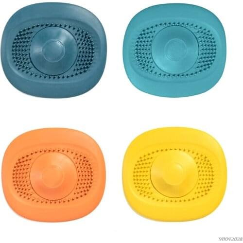 Square Shower Drain Hair Catcher Household Kitchen Sink Filter Bathroom Shower Drain Stopper Floor Drain Cover Strainer Dropship