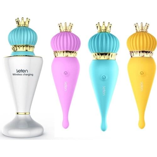 Leten Clit Vagina Vibrator Clitoris Stimulator Nipple Sex Toys for Adult Women Masturbator Erotic Products Wireless Charging