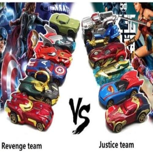 Model Toys Set 6Cars Hot Mini 1:64 Inertia Pocket Alloy Small Sports Car Boy Birthday Gift