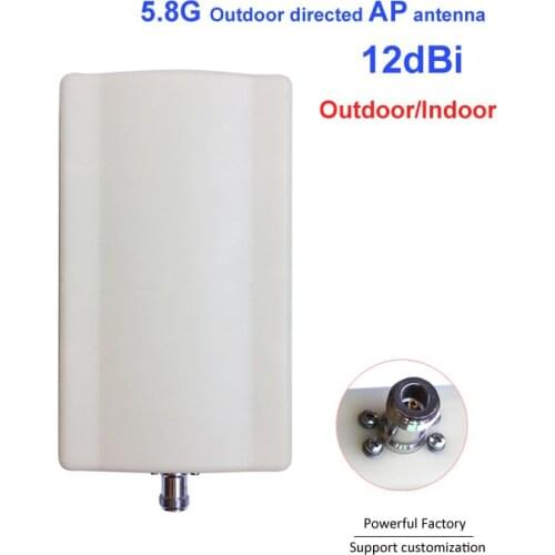 New long range Base Station panel aerial 12dBi Outdoor directed 5.8G AP antenna 1PCS