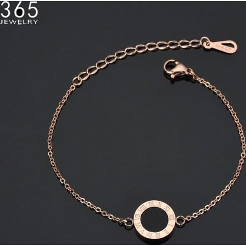 New Accessories Gorgeous Rose Color White Shell Bracelet Stainless Steel Link Chain Black Resin Charm Pulseras Wedding Gift