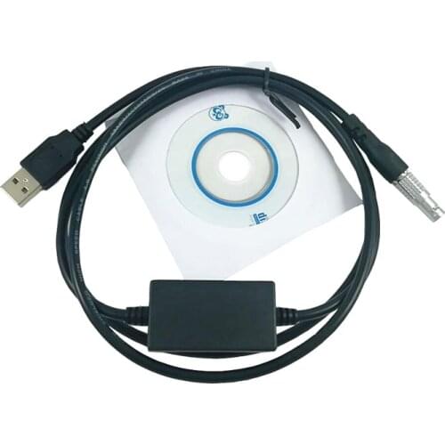 New Equivalent GEV189 (734700) USB Data Download Cable for Leica total station USB cable 0.B 5-pin suitable Win 10 windows 8 7