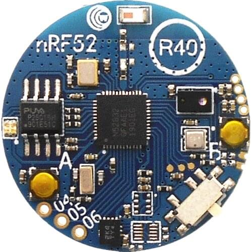 NRF52832 Bluetooth 4.0BLE SOC iBEACON NRF52832_SENSOR_R40 Acceleration Gyro Ambient Light Sensor BMI160 AP3216C BMP280 CR2032