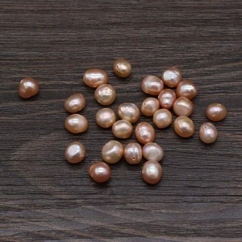 Wholesale Natural Pearl Beads Loose Hole Pink Pearl Bead for Fashion Jewelry Making Bracelet Earring Crafts Accessories