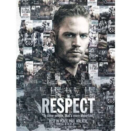 P1174 Memories of Paul Walker R.I.P Fast and Furious Hot Posters 40x60cm - wall Poster Home Decor poster