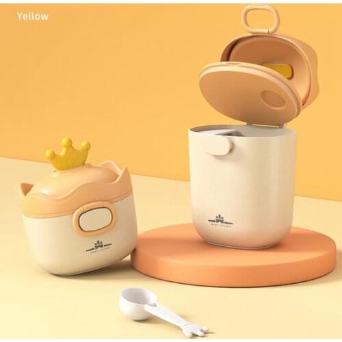 Portable Milk Powder Container Dispenser For Baby Storage Container Case Outdoor Feeding Accessories With Spoon