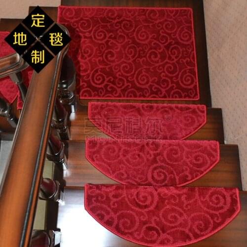 Brief modern stair mat strode pad glue mat stair carpet slip-resistant mats