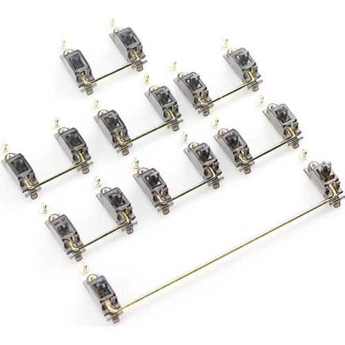 Pcb Screw in Stabilizer Black Transparent Gold Keycap Stabilizers for Custom Mechanical Keyboard Gh60 Xd64 Xd84 6.25U