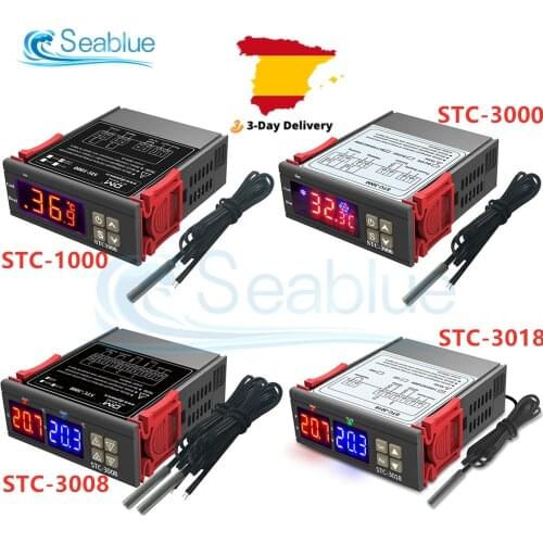 STC-1000 STC-3000 STC-3008 STC-3018 LED Digital Temperature Controller Thermostat Thermoregulator Incubator 12V 24V 110V 220V