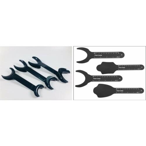 7Pis 4+3 Dental Black Background Photo Contrastor Board Palatal Anterior Mouth Retractor Opener Double Head