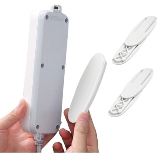 Socket Rack Free Punching Power Supply Board Wall Fixed Paste Router Router Power Supply Board Fixed Wall Desktop Dticker