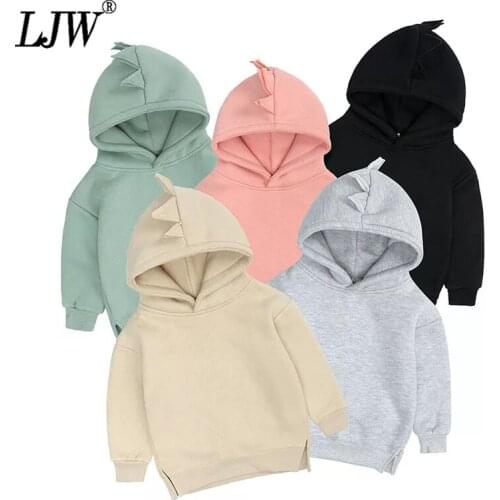 Baby clothing Cute Cosplay Sweater 2021 spring Autumn new Boys Girls jacket dinosaur sweater fleece Hooded Clothes