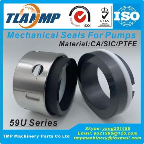 T59U-40 59U/40 J-Crane TLANMP Mechanical Seals (Material: Carbon/SiC/PTFE) |Type 59U Unbalance type for Shaft Size 40mm Pumps