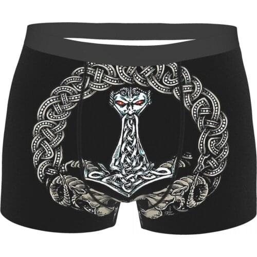 Troth Ring Vikings Ragnar Lothbrok TV Series Underpants Breathbale Panties Man Underwear Sexy Shorts Boxer Briefs