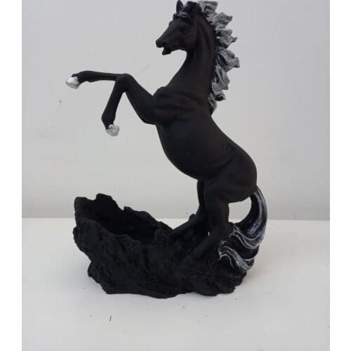 EU HOME DECORATION AROSE HORSE ŞARAPLIK ŞİŞELİK SILVER DETAIL