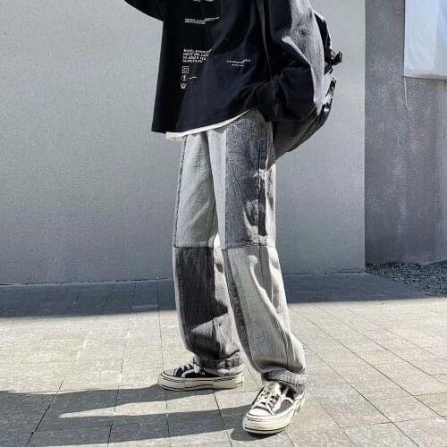 WICCON Men's Wide Leg Jeans