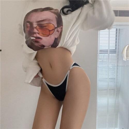 Womens Underwear, Simple Style, Contrast Color, Sexy Hot Panties, Womens Sports, Comfortable, Breathable, Hip Briefs