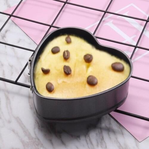 1pc Non-stick Heart Shape Cake Mold DIY Cheese Bread Baking Mould Hand Made Cake Pan Baking Supplies