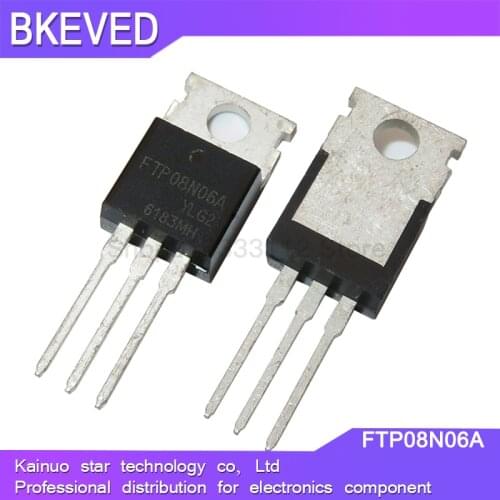 10pcs FTP08N06A TO-220 FTP08N06 TO220 08N06 new original