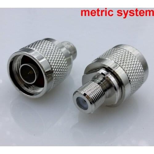 10pcs/lot N type male to F Female RF Coax adapter connector convertor metric system