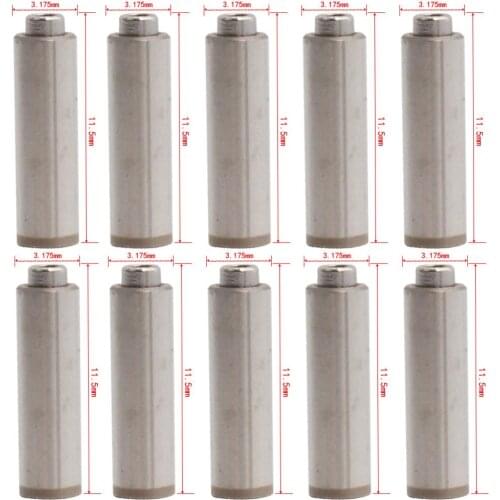 10pcs Spindle/Axis for Dental High Speed Handpiece Air Turbine 11.5mm*3.175mm Rotor Cartridge