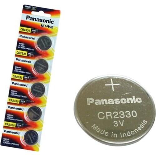 5pcs/lot Panasonic CR2330 CR 2330 3V Lithium Button Battery Coin Cell Batteries For Toys Watches Alarm Clock